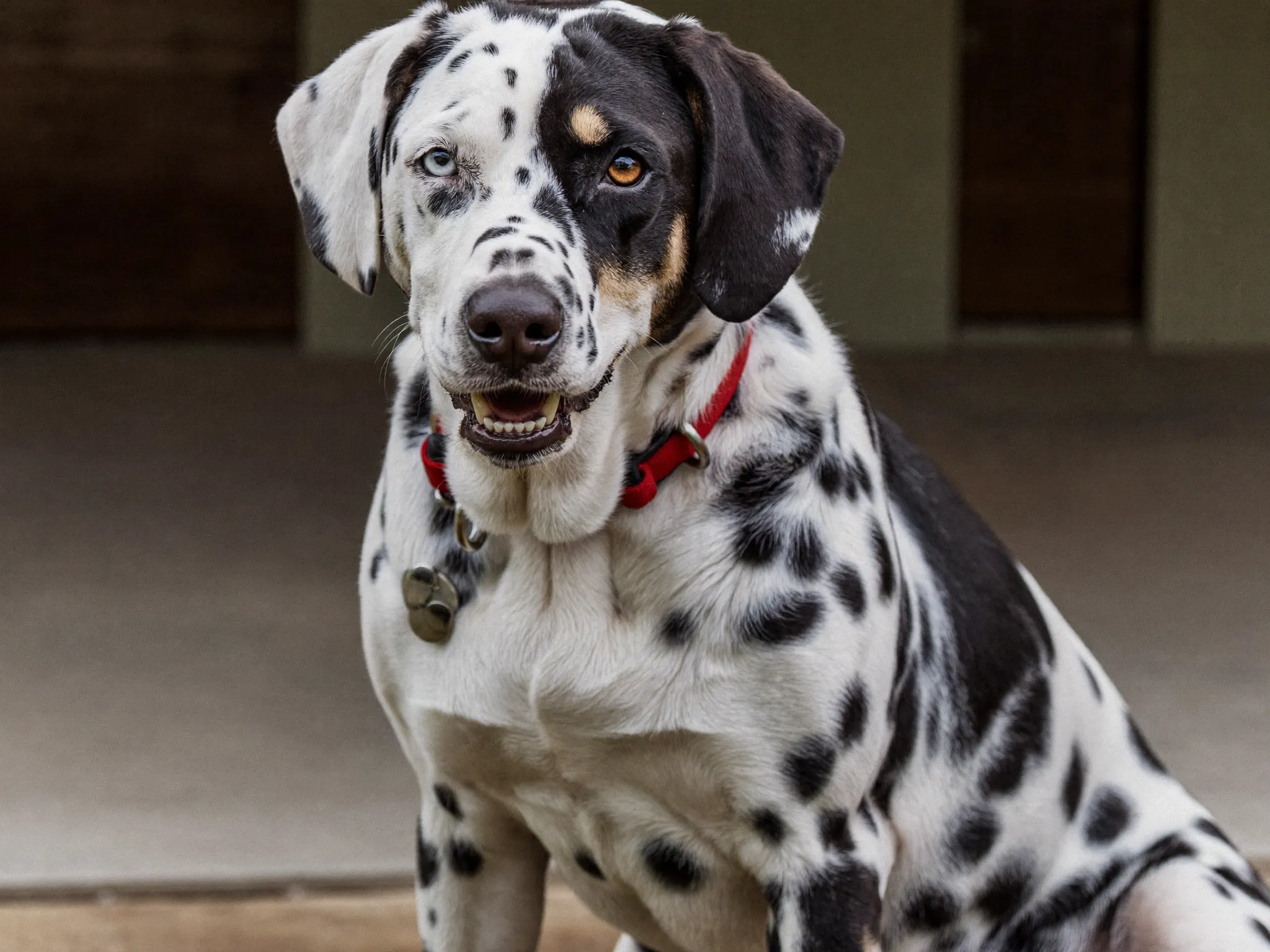 Pirata, a one-eyed shelter dog